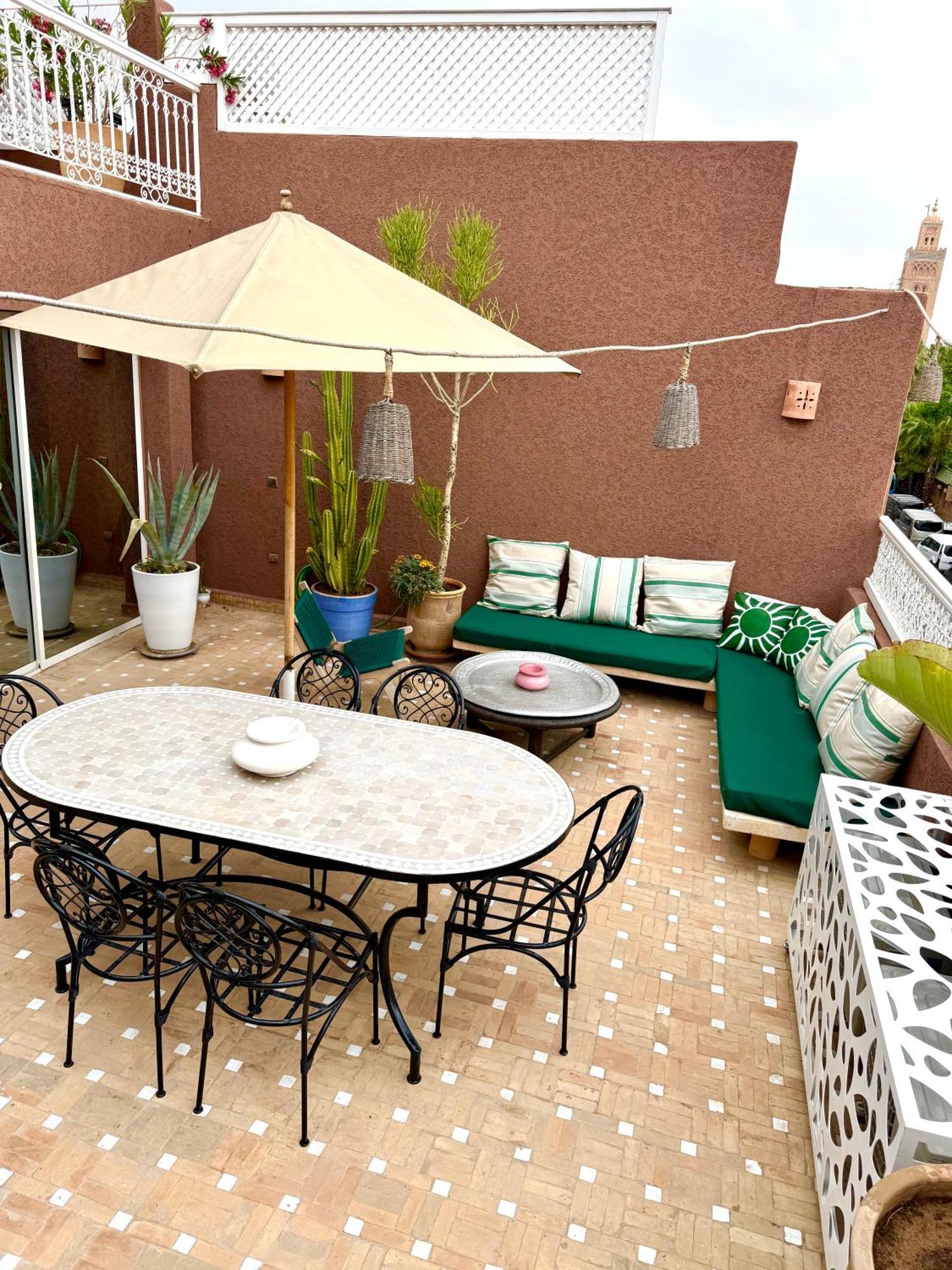 "Le 21", Exclusive Luxury Duplex 400M From Jemaa El Fna Place -Hammam-Jacuzzi-Koutoubia View-Roof Terrace -Speed Wifi Marrakesh Exterior photo